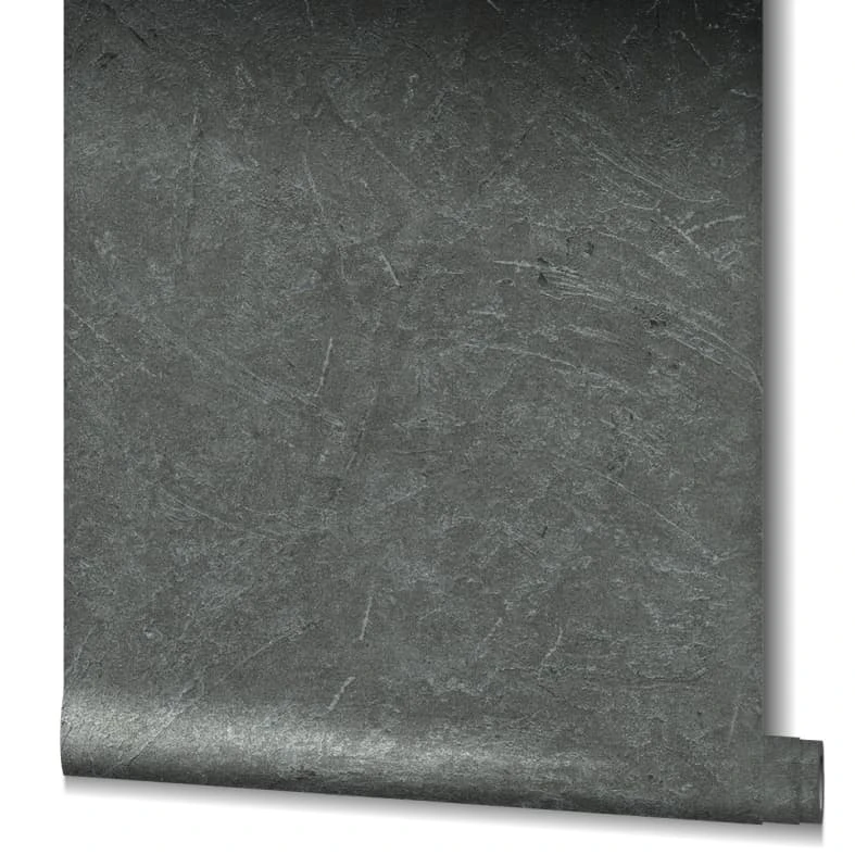 Tapete Vlies Beton-Optik Struktur Metallic Schwarz 32818 1 Tapete Vlies Beton-Optik Struktur Metallic Schwarz 32818