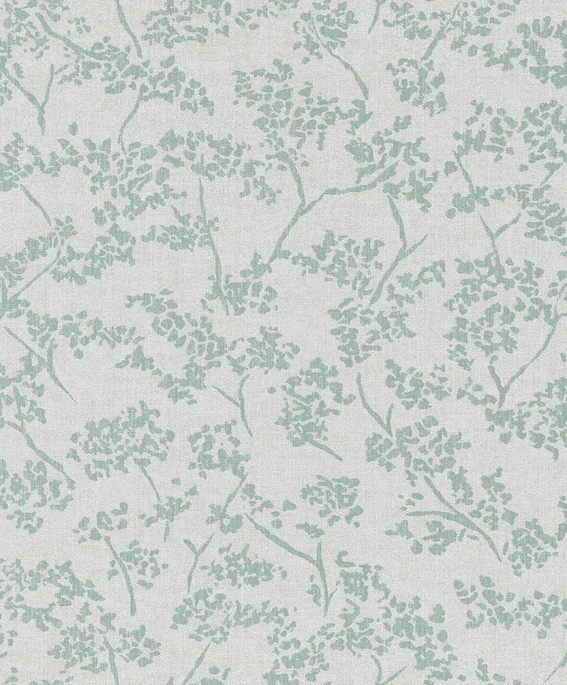 Tapete Vlies Blätter Vintage Grün Grau Glanz 32701 2 Tapete Vlies Blätter Vintage Grün Grau Glanz 32701 – Bild 2
