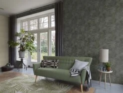 Tapete Vlies Blätter Grau Grün Glitzer Rasch Textil 229102 5 Tapete Vlies Blätter Grau Grün Glitzer Rasch Textil 229102 -A.S. Creation Verkaufsgeschäft Tapete Vlies Blaetter grau gruen Glitzer Rasch T 2