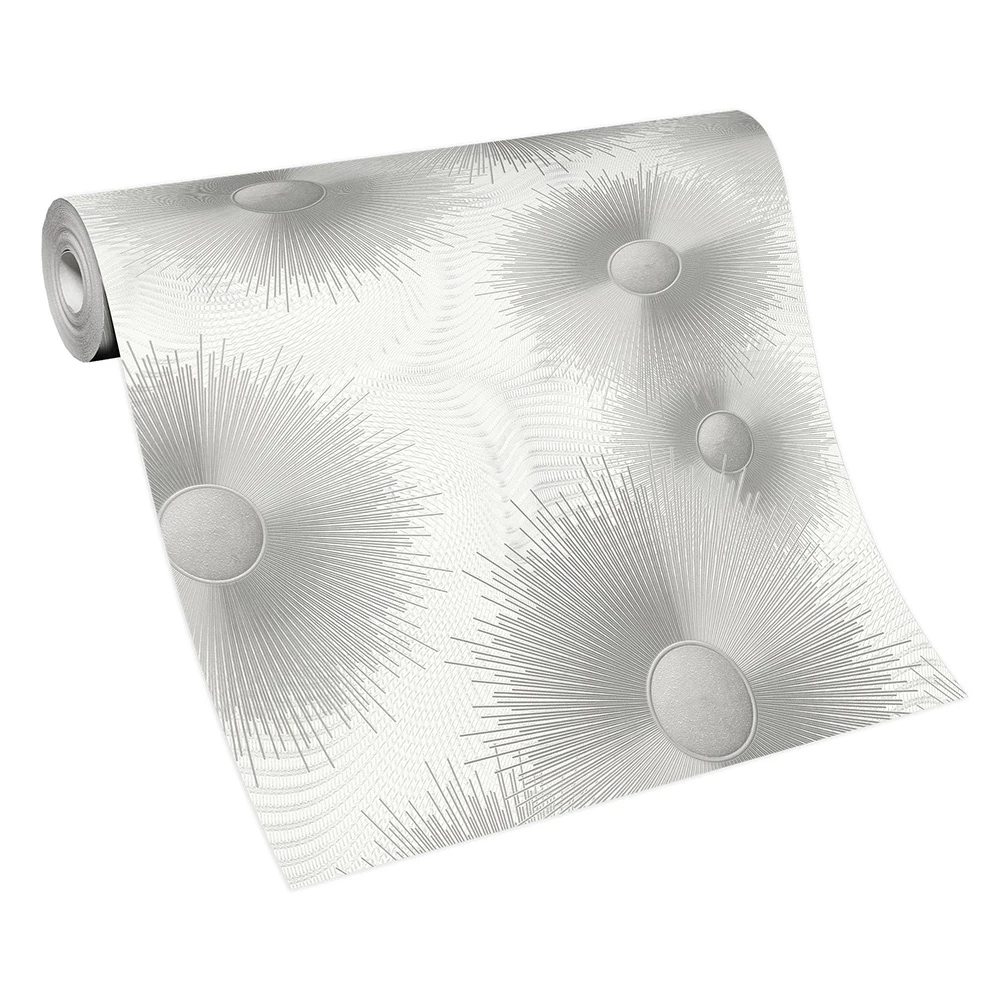 Tapete Vlies ELLE Grafik Sonne Grau Metallic 10191-31 5 Tapete Vlies ELLE Grafik Sonne Grau Metallic 10191-31 – Bild 5