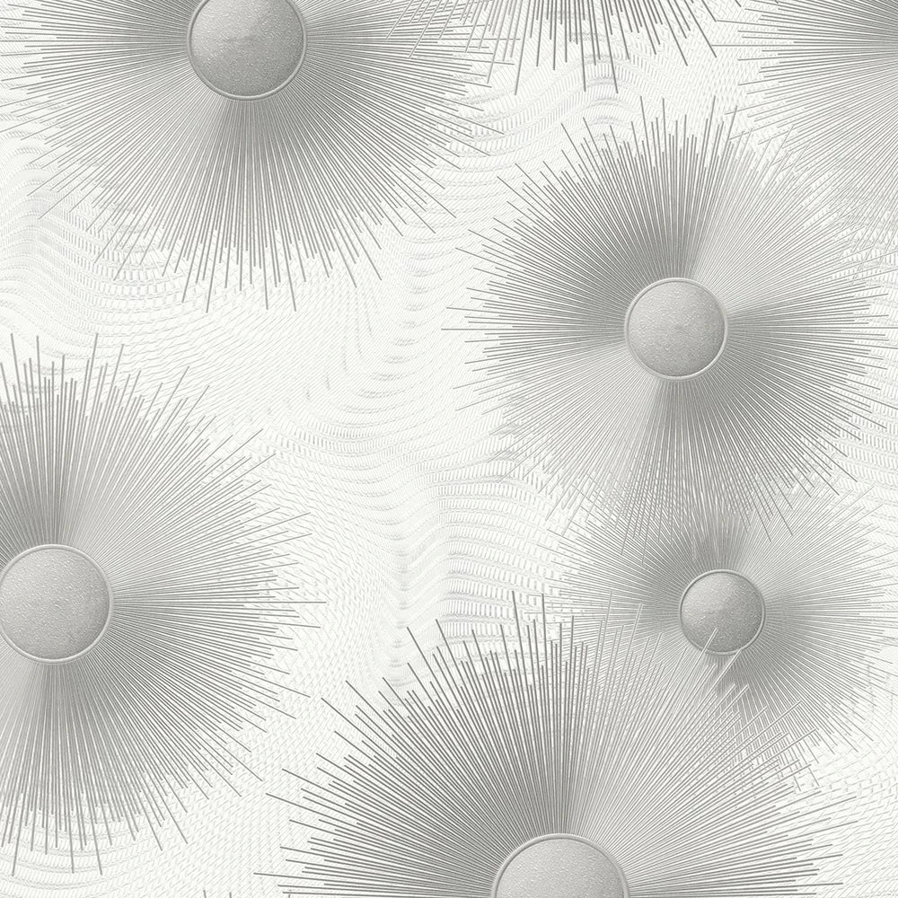 Tapete Vlies ELLE Grafik Sonne Grau Metallic 10191-31 3 Tapete Vlies ELLE Grafik Sonne Grau Metallic 10191-31 – Bild 3