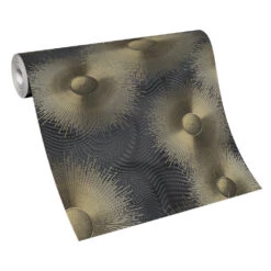 Tapete Vlies ELLE Grafik Sonne Schwarz Metallic 10191-15 -A.S. Creation Verkaufsgeschäft Tapete Vlies ELLE Grafik Sonne schwarz Metallic 10191 15 63210321 4