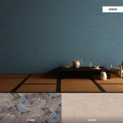 Tapete Vlies Einfarbig Meliert Blau Metallic 37857-6 -A.S. Creation Verkaufsgeschäft Tapete Vlies Einfarbig Meliert blau Metallic 37857 6 63206679 1