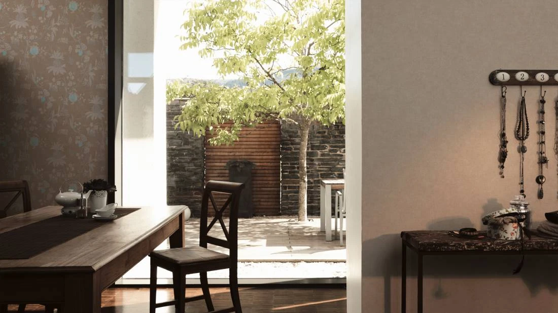 Tapete Vlies Einfarbig Used-Look Braun 36721-5 2 Tapete Vlies Einfarbig Used-Look Braun 36721-5 – Bild 2