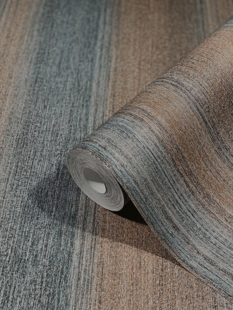 Tapete Vlies Gestreift Struktur Glanz Braun Kupfer 32838 3 Tapete Vlies Gestreift Struktur Glanz Braun Kupfer 32838 – Bild 3