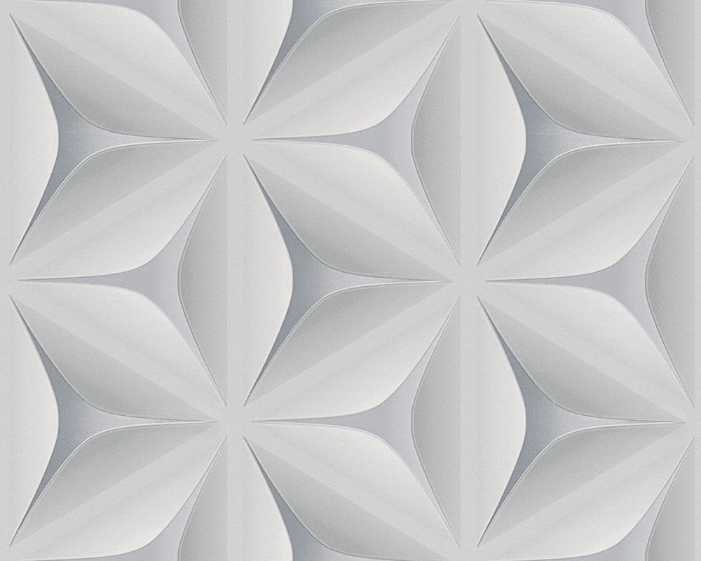 A.S. Creation Tapete Vlies 3D-Optik Blumen Aquarell Blaugrau 96042-1 1 A.S. Creation Tapete Vlies 3D-Optik Blumen Aquarell Blaugrau 96042-1