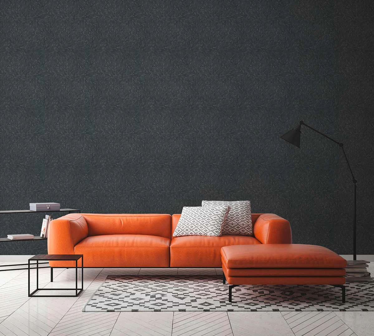 Tapete Vlies Grafisch 3D Dunkelgrau Glanz 38203-5 5 Tapete Vlies Grafisch 3D Dunkelgrau Glanz 38203-5 – Bild 5