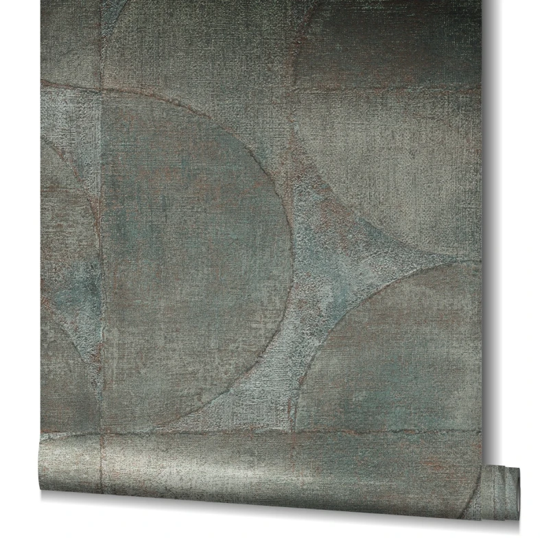 Tapete Vlies Grafisch Metallic Patina Grau Kupfer 32823 1 Tapete Vlies Grafisch Metallic Patina Grau Kupfer 32823