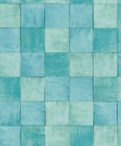 Tapete Vlies Kacheln Fliesen Grün Blau 45720 -A.S. Creation Verkaufsgeschäft Tapete Vlies Kacheln Fliesen gruen blau 45720 63210773