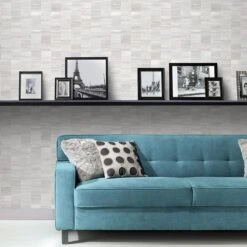 Tapete Vlies Kacheln Used Look Grau Taupe Beige 10249-11