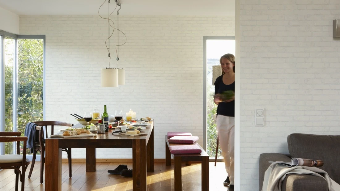 Vlies Tapete Michalsky High Rise Steinoptik Creme 9078-51 2 Vlies Tapete Michalsky High Rise Steinoptik Creme 9078-51 – Bild 2