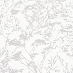 Tapete Vlies Pflanzen Floral Weiß Silber 10251-01 -A.S. Creation Verkaufsgeschäft Tapete Vlies Pflanzen Floral weiss silber 10251 01 63209987 2