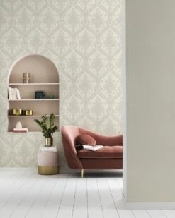 Tapete Vlies Rasch Einfarbig Creme-weiß Metallic 420616 -A.S. Creation Verkaufsgeschäft Tapete Vlies Rasch Einfarbig creme weiss Metallic 420616 63206126 3