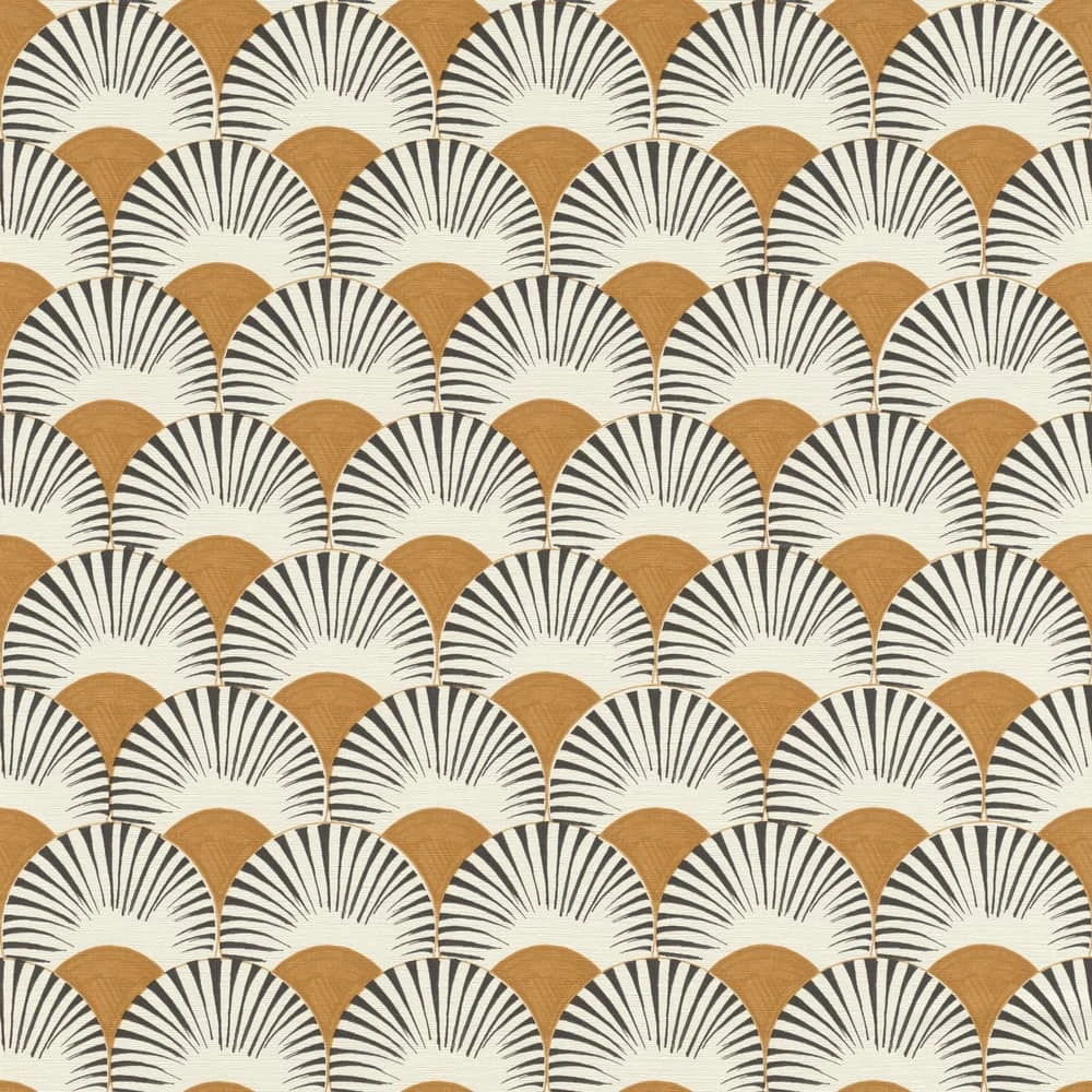 Tapete Vlies Rasch Fächer Japan Braun Schwarz 539356 2 Tapete Vlies Rasch Fächer Japan Braun Schwarz 539356 – Bild 2