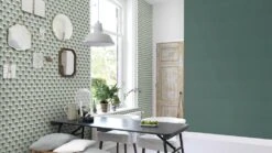 Tapete Vlies Rasch Uni Leinen Dunkelgrün 531459 -A.S. Creation Verkaufsgeschäft Tapete Vlies Rasch Uni Leinen dunkelgruen 531459 63208785 2