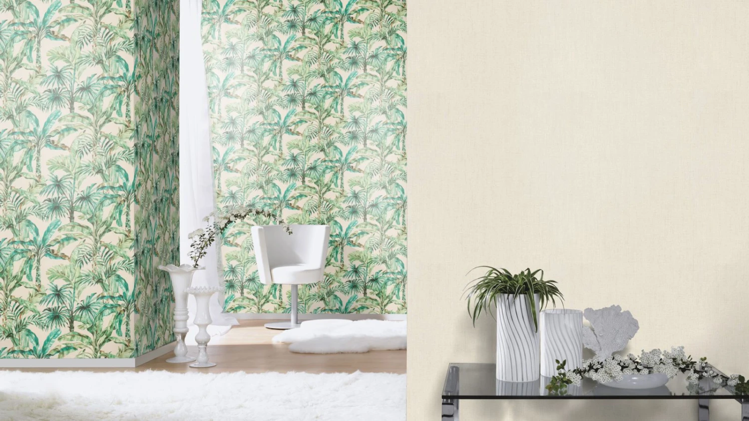 Tapete Vlies Rasch Uni Textil Greige 484533 2 Tapete Vlies Rasch Uni Textil Greige 484533 – Bild 2