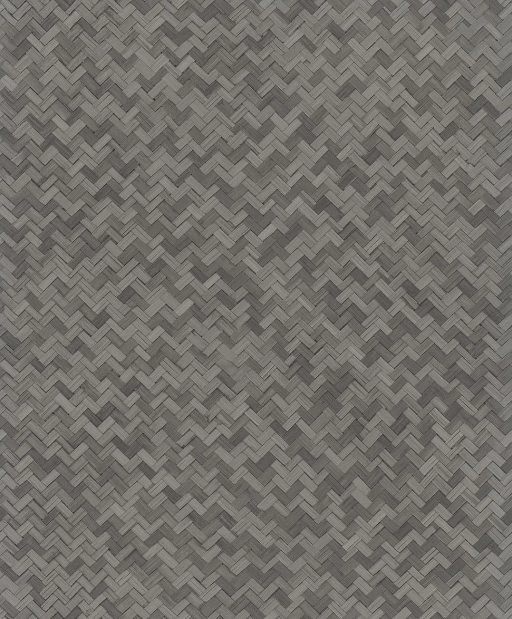 Tapete Vlies Rattan Bast Holz Anthrazit 33310 2 Tapete Vlies Rattan Bast Holz Anthrazit 33310 – Bild 2