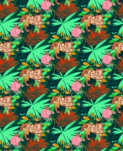 Tapete Vlies SCHÖNER Wohnen Blau Bunt Panther 31862