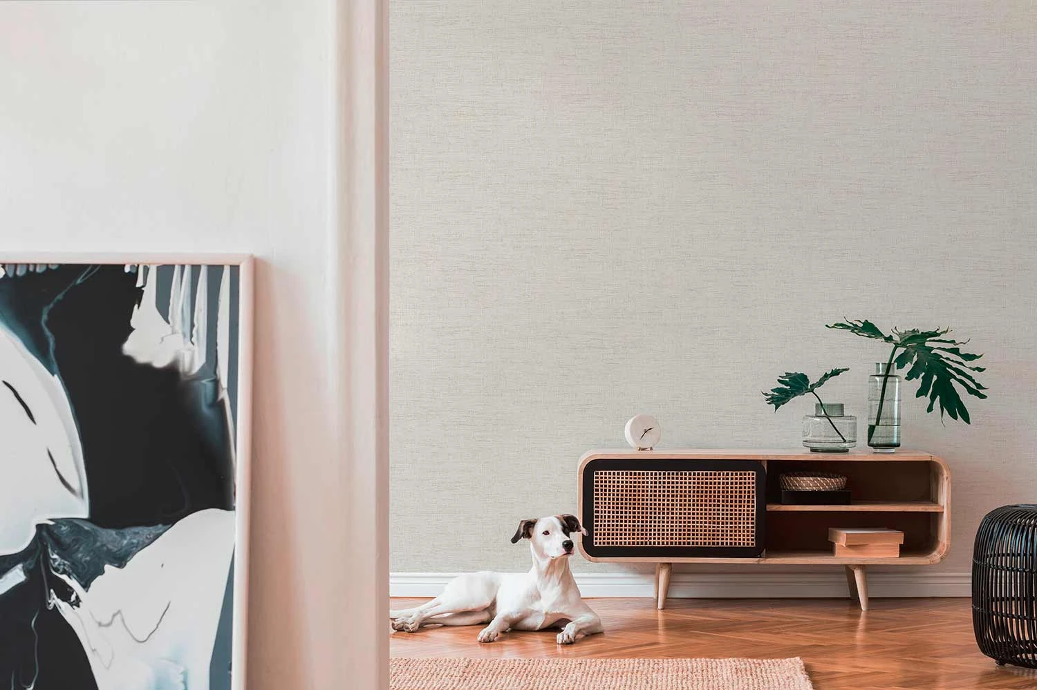 Tapete Vlies Struktur Bast Creme-beige 38527-5 1 Tapete Vlies Struktur Bast Creme-beige 38527-5