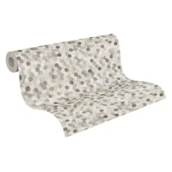 A.S. Creation Tapete Vlies Struktur Mosaik Grau Braun Grau 37463-3