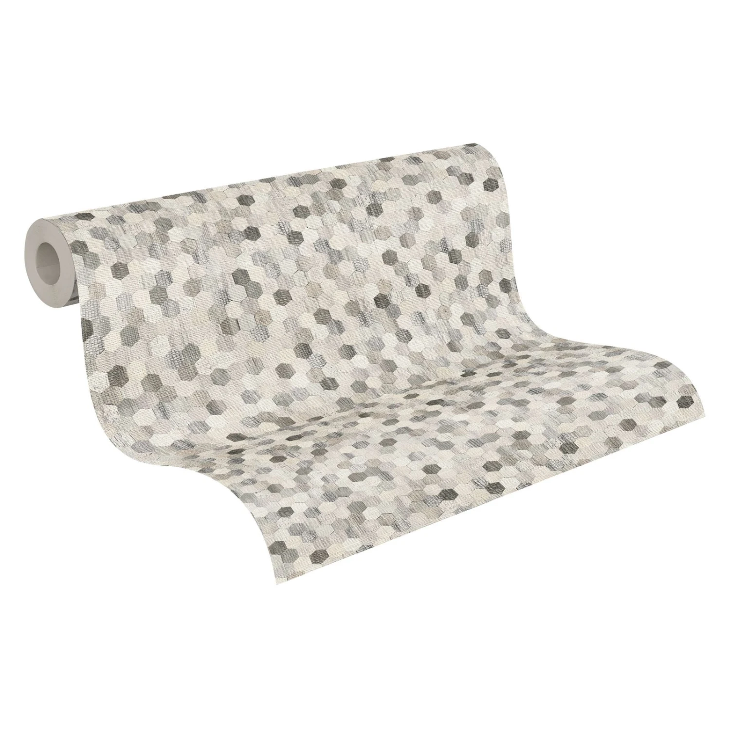 A.S. Creation Tapete Vlies Struktur Mosaik Grau Braun Grau 37463-3 1 A.S. Creation Tapete Vlies Struktur Mosaik Grau Braun Grau 37463-3