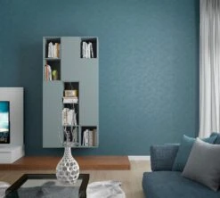 Tapete Vlies Textil-Optik Blau Metallic Shades 32413 -A.S. Creation Verkaufsgeschäft Tapete Vlies Textil Optik blau Metallic Shades 32413 63207469 1