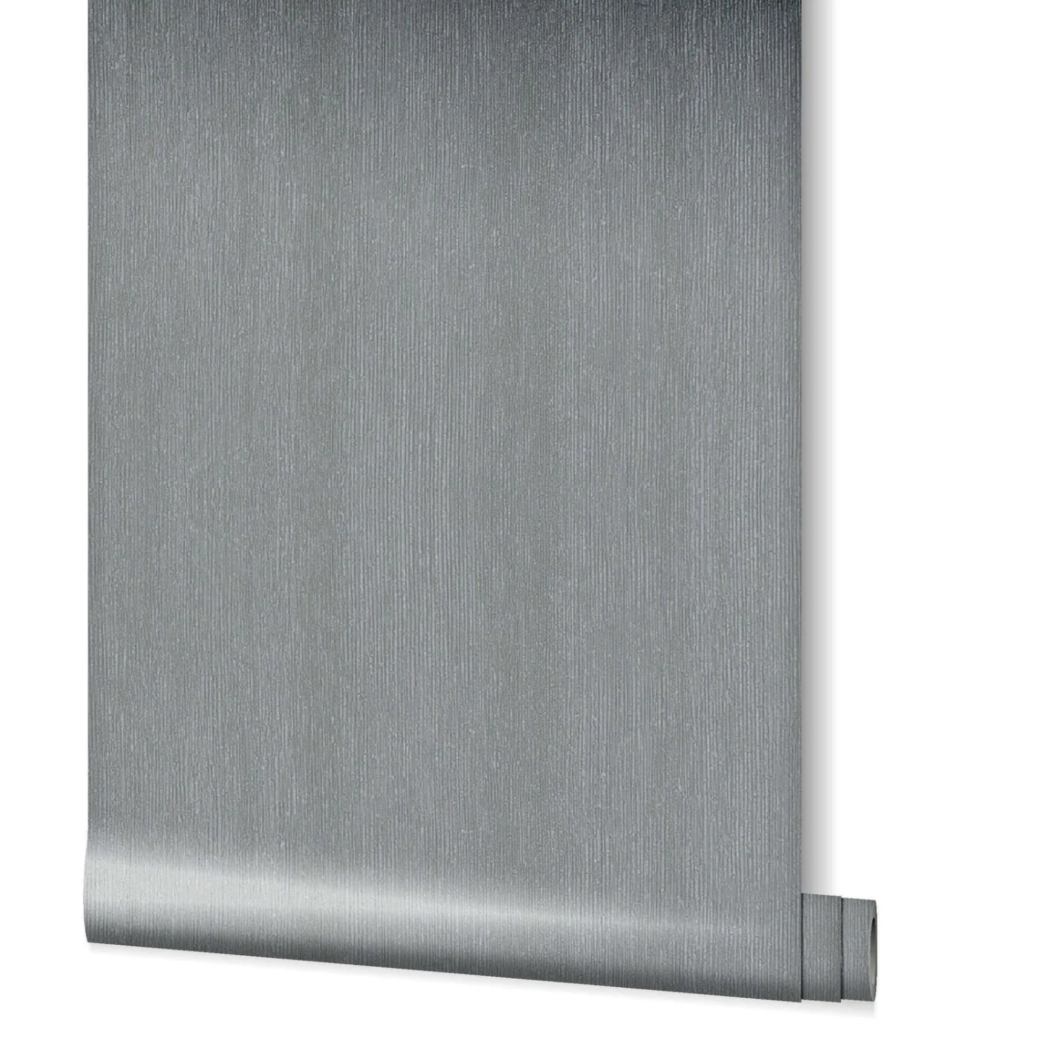 Tapete Vlies Uni Struktur Silbergrau Glanz 31637 2 Tapete Vlies Uni Struktur Silbergrau Glanz 31637 – Bild 2