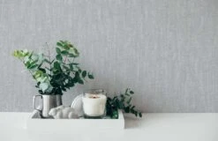 Tapete Vlies Uni Vintage Grau Glanz 38205-6 -A.S. Creation Verkaufsgeschäft Tapete Vlies Uni Vintage grau Glanz 38205 6 63209752 1