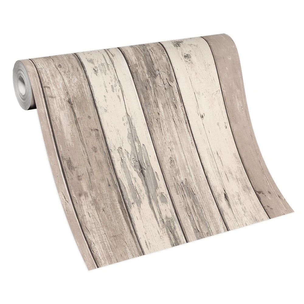 Tapete Vlies Vintage Holz-Optik Beige Creme 10200-11 2 Tapete Vlies Vintage Holz-Optik Beige Creme 10200-11 – Bild 2