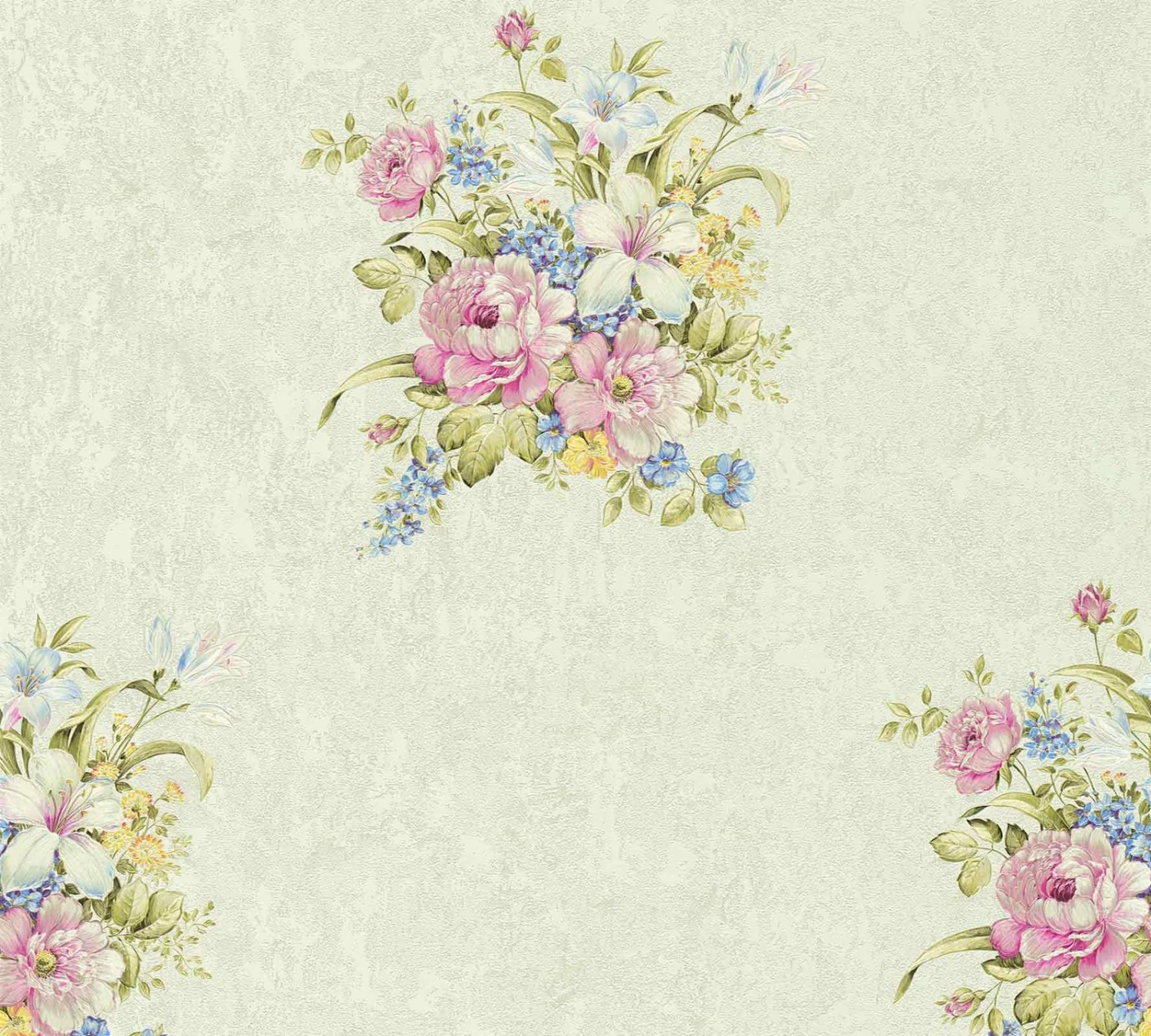 A.S. Creation Tapete Vlies Blumenstrauß Grüngrau Grün Pink 37225-5 2 A.S. Creation Tapete Vlies Blumenstrauß Grüngrau Grün Pink 37225-5 – Bild 2