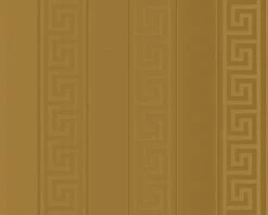 Versace Home Tapete Streifen Griechisch Gold Glanz 93524-2