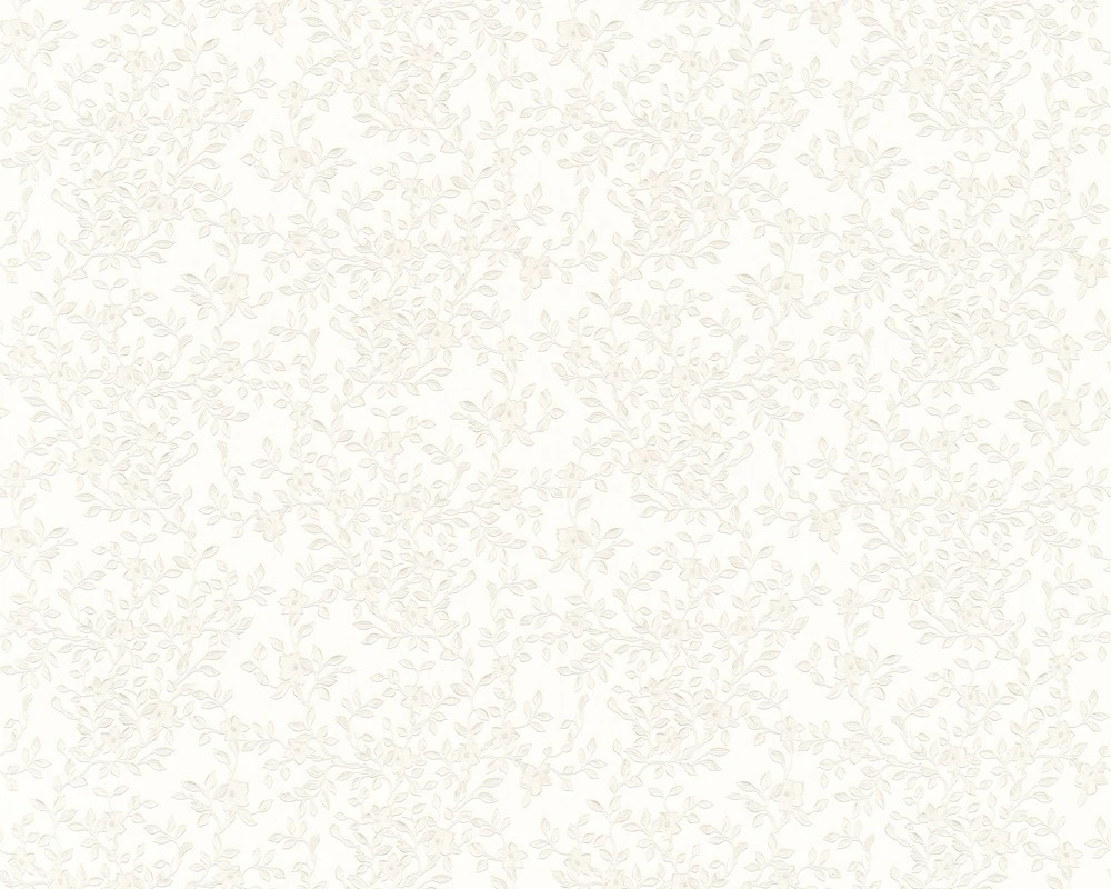 Versace Home Tapete Ranken Weiß Metallic 93584-2 1 Versace Home Tapete Ranken Weiß Metallic 93584-2