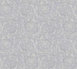 Versace Home Tapete Ornament Silbergrau Metallic 366924