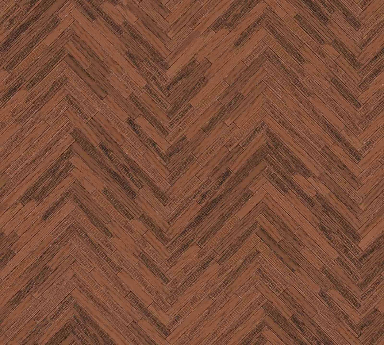 Versace Home Tapete Fischgrät Rot-braun Glanz 370513 1 Versace Home Tapete Fischgrät Rot-braun Glanz 370513