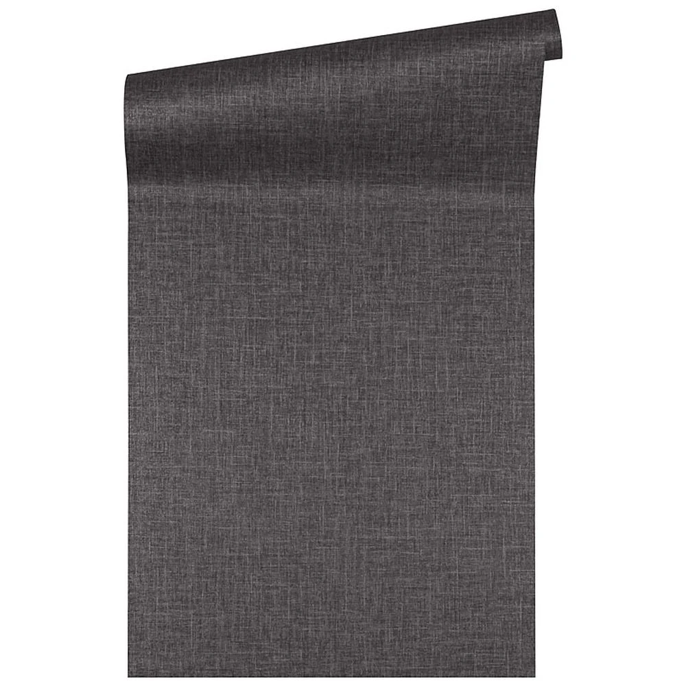 Versace Home Tapete Leinen Design Anthrazit Glanz 96233-6 2 Versace Home Tapete Leinen Design Anthrazit Glanz 96233-6 – Bild 2