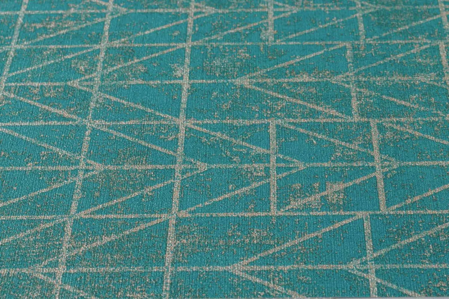 A.S. Creation Vinyltapete Ethno Zick-Zack Blau Kupfer 37174-4 2 A.S. Creation Vinyltapete Ethno Zick-Zack Blau Kupfer 37174-4 – Bild 2