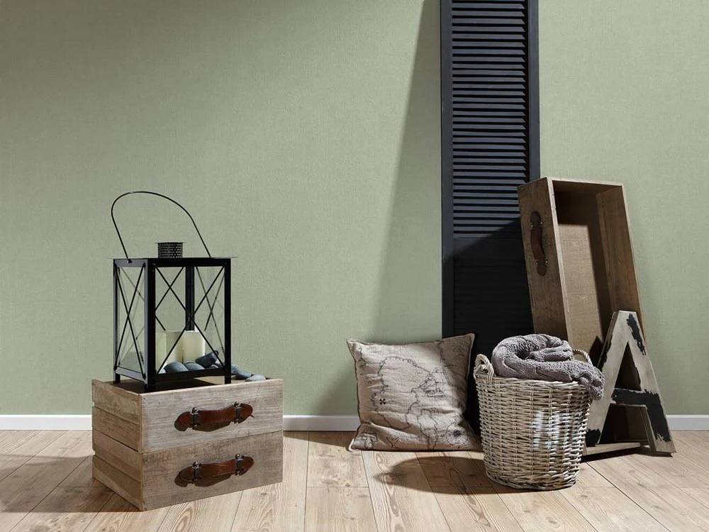 Vlies Tapete Meliert Grün Hygge Livingwalls 36378-7 1 Vlies Tapete Meliert Grün Hygge Livingwalls 36378-7