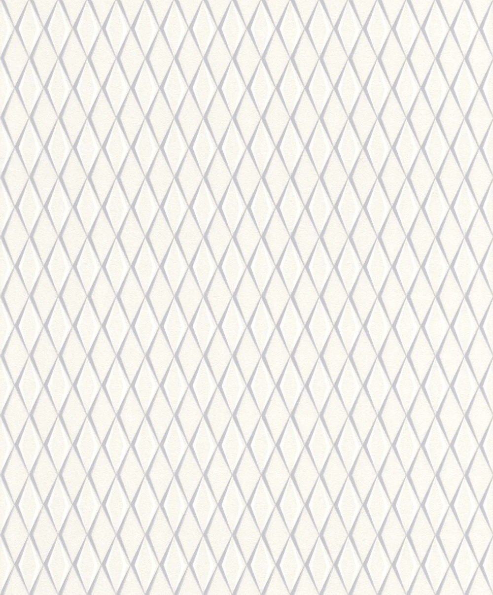 Vlies Tapete Rauten 3D Grau Metallic Rasch Cato 800760 1 Vlies Tapete Rauten 3D Grau Metallic Rasch Cato 800760