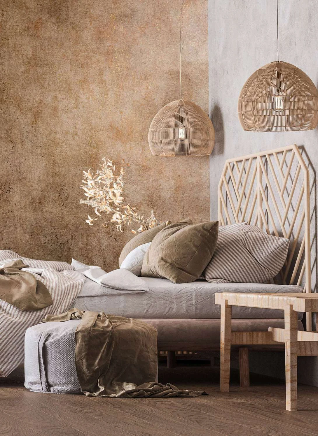 Vliestapete Marburg Braun Kupfer Uni Beton Optik 34268 3 Vliestapete Marburg Braun Kupfer Uni Beton Optik 34268 – Bild 3