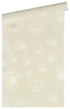 Versace Vliestapete 38611-6 Medusa Logo Weiß -A.S. Creation Verkaufsgeschäft Vliestapete 38611 6 Medusa Weiss VERSACE Home Tapete 63213735 2