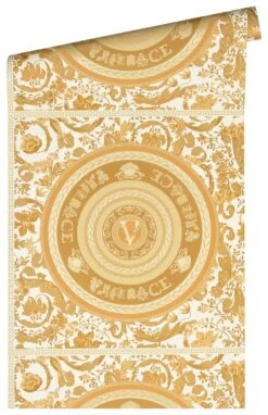 Versace Vliestapete 38705-4 Floral Medusa Weiß Gold 8 Versace Vliestapete 38705-4 Floral Medusa Weiß Gold -A.S. Creation Verkaufsgeschäft Vliestapete 38705 4 Floral Medusa Weiss Gold VERSACE Home Tapete 63213751 1
