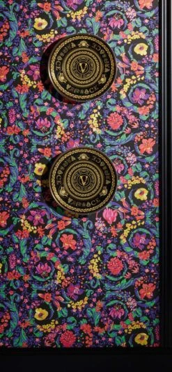 Versace Vliestapete 38706-1 Blumen Muster Schwarz Bunt -A.S. Creation Verkaufsgeschäft Vliestapete 38706 1 Blumen Muster Schwarz Bunt VERSACE Home Tapete 63213754 3