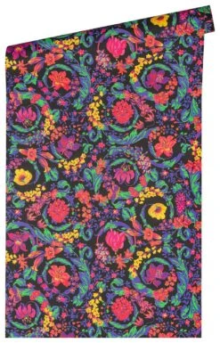 Versace Vliestapete 38706-1 Blumen Muster Schwarz Bunt -A.S. Creation Verkaufsgeschäft Vliestapete 38706 1 Blumen Muster Schwarz Bunt VERSACE Home Tapete 63213754 4