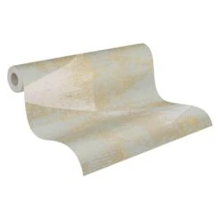 A.S. Creation Tapete Vlies Blau Gold Dreieck Vintage 383531 AS Geo Effect -A.S. Creation Verkaufsgeschäft Vliestapete AS Creation Blau Gold Dreiecke 383531 63212976 7