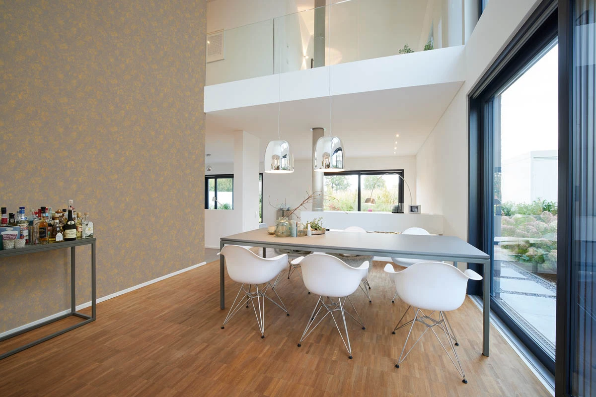 A.S. Creation Vliestapete Putzoptik Shabby Grau Gold Metallic 38969-1 1 A.S. Creation Vliestapete Putzoptik Shabby Grau Gold Metallic 38969-1