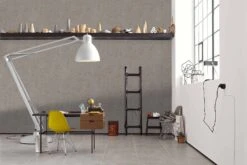 Vliestapete Beton-Optik Vintage Dunkelgrau 36911-1 -A.S. Creation Verkaufsgeschäft Vliestapete Beton Vintage braungrau braun Glanz 36911 1 191304 2