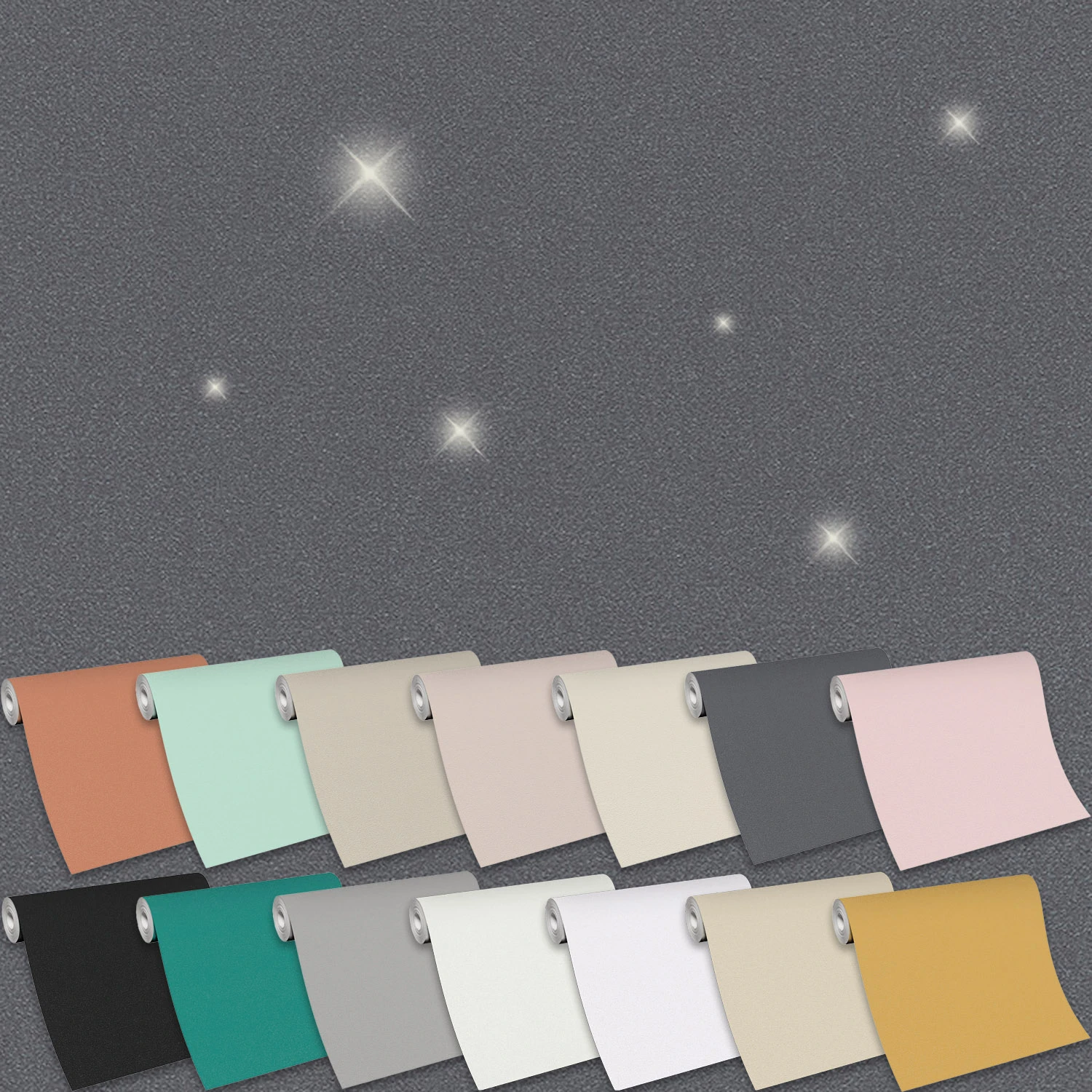 Vliestapete Einfarbig Glitzer Brilliant Colours 1 Vliestapete Einfarbig Glitzer Brilliant Colours