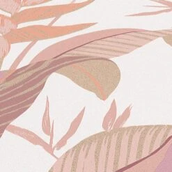 Vliestapete Elle Blattmuster Rosa Gold Metallic 10332-05 -A.S. Creation Verkaufsgeschäft Vliestapete Elle Blaetter Weiss Rosa Gold Metallic 10332 05 63216401 1