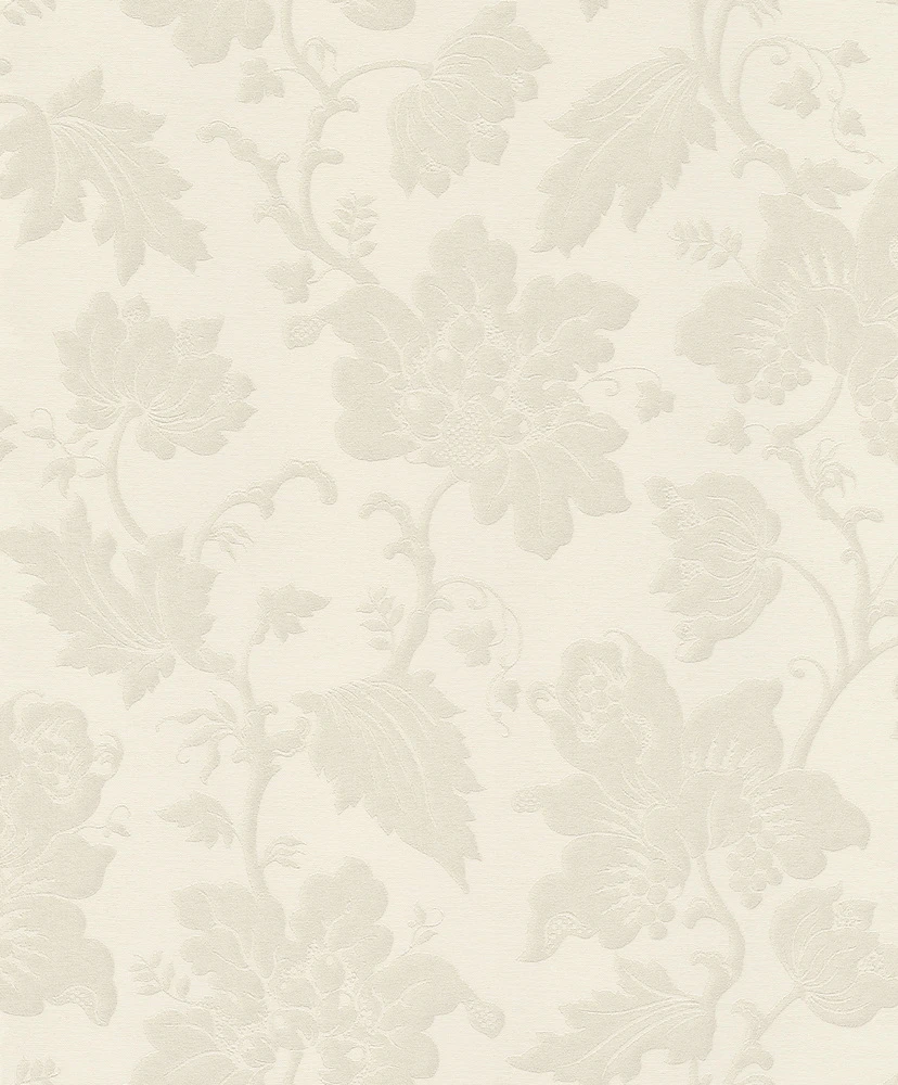 Rasch Tapete Trianon Floral Blüten Weiß 570434 1 Rasch Tapete Trianon Floral Blüten Weiß 570434