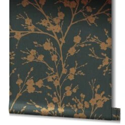 Vliestapete Ivy Floral Schwarz Gold 6812-50 Novamur -A.S. Creation Verkaufsgeschäft Vliestapete Ivy Struktur Floral Schwarz Gold 82317 Novamur 63213356 3